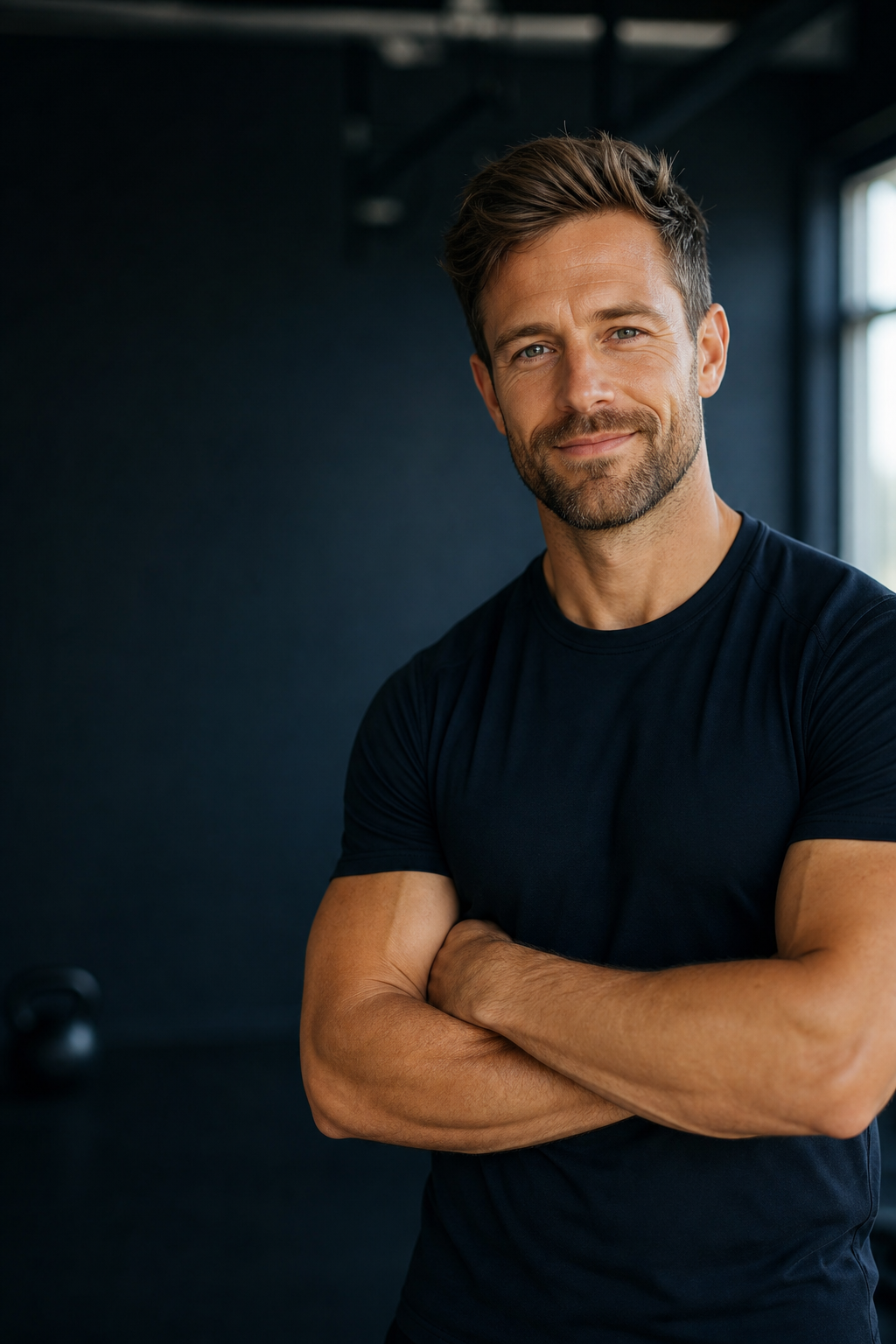 Portrait of Robin, a fat-loss coach specialising in desk-working men